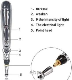 Stylo d'acupuncture (3-en-1) pour soulagement de la douleur et thérapie de massage guérissant la douleur.