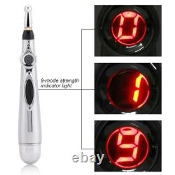 Stylo d'acupuncture (3-en-1) pour soulagement de la douleur et thérapie de massage guérissant la douleur.