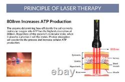 Stylo d'acupuncture à laser basse puissance de 1500mW pour soulagement de la douleur 808nmx3