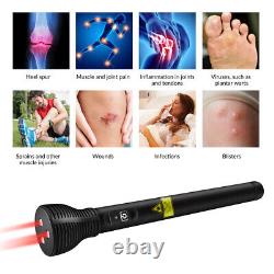 Stylo d'acupuncture à laser basse puissance de 1500mW pour soulagement de la douleur 808nmx3