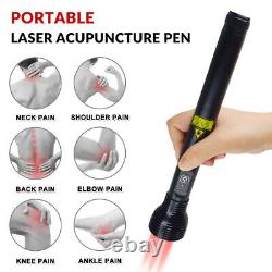 Stylo d'acupuncture à laser basse puissance de 1500mW pour soulagement de la douleur 808nmx3