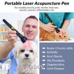 Stylo d'acupuncture à laser basse puissance de 1500mW pour soulagement de la douleur 808nmx3