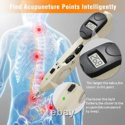 Stylo d'acupuncture électronique pour thérapie de soulagement de la douleur des méridiens et des points d'acupuncture automatiquement.