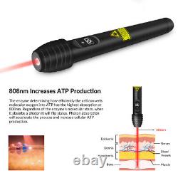 Stylo d'acupuncture infrarouge de thérapie lumineuse à faible intensité 500mW 808nm pour soulagement de la douleur