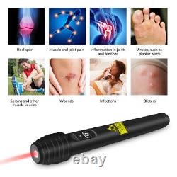 Stylo d'acupuncture infrarouge de thérapie lumineuse à faible intensité 500mW 808nm pour soulagement de la douleur