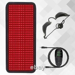 Tapis de thérapie à lumières rouges pour le soulagement des douleurs musculaires du dos à LED du corps entier infrarouge