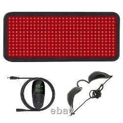 Tapis de thérapie par la lumière infrarouge rouge LED pour le corps entier, kit de tapis de soulagement de la douleur musculaire.