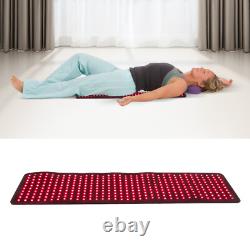 Tapis de thérapie par lumière rouge avec LED infrarouge pour soulagement des douleurs musculaires du dos