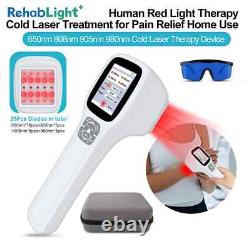 Thérapie au laser 2,5 W pour l'arthrite des mains et des pieds pour la cicatrisation des plaies et la douleur chronique