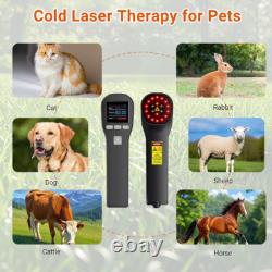 Thérapie au laser froid 808 pour les humains et les animaux de compagnie : physiothérapie à lumière rouge pour soulager la douleur