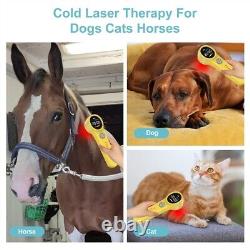 Thérapie au laser froid de classe 4 pour chien, machine de thérapie à la lumière infrarouge rouge pour soulager la douleur