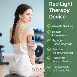Thérapie au laser médical pour les déchirures musculaires et la douleur nerveuse dans la jambe avec des machines à lumière rouge de 880 mW