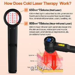 Thérapie au laser rouge pour la douleur Thérapie équine au laser pour réduire l'inflammation