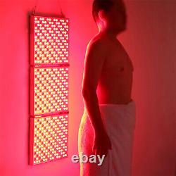 Thérapie de la lumière rouge LED Panneau de lumière infrarouge pliable pour l'élimination des rides et la beauté
