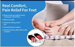 Thérapie de la lumière rouge pour les pieds - Chaussures de thérapie de la lumière rouge avec soulagement de la douleur