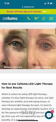 Thérapie par la lumière LED Celluma Pro pour anti-âge, raffermissement, rides, acné et douleur