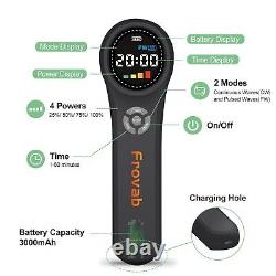Thérapie par la lumière froide à 980 nm à domicile, Frovab10HZ infrarouge proche pour soulager la douleur corporelle