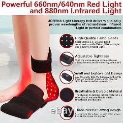 Thérapie par la lumière rouge EMS pour les pieds et la cheville : Soulagement des douleurs neuropathiques et articulaires