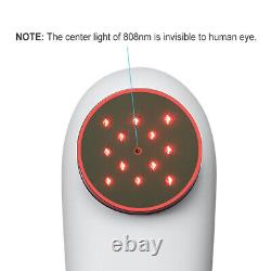 Thérapie par la lumière rouge au laser froid de 650nm 808nm puissante pour le soulagement de la douleur corporelle avec lunettes de protection