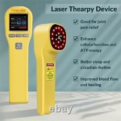 Thérapie par la lumière rouge et infrarouge proche pour le soulagement de la douleur, laser de classe 2 650+808 nm