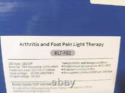 Thérapie par la lumière rouge infrarouge DGYAO pour le soulagement de la douleur de la neuropathie des pieds avec 2 chaussons.