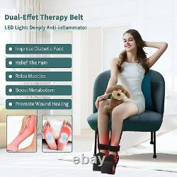 Thérapie par la lumière rouge infrarouge pour les jambes et les pieds, enveloppement de la cheville et dispositif de thérapie par la lumière infrarouge proche