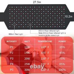 Thérapie par la lumière rouge infrarouge pour soulager la douleur corporelle et réduire l'inflammation.