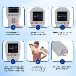 Thérapie par laser pour la fasciite plantaire Dispositif LLLT à lumière rouge 650nm 808nm pour la douleur