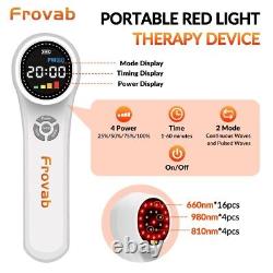 Traitement de la douleur au bas du dos 980+810+660nm Thérapie LLLT Portable au laser froid