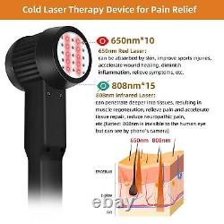 Traitement par Laser Froid pour Neuropathie Thérapie Laser Haute Puissance 808nm15+650nm10