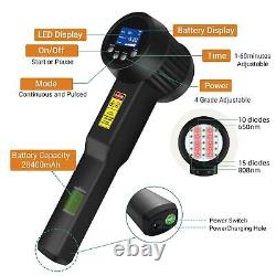 Traitement par Laser Froid pour Neuropathie Thérapie Laser Haute Puissance 808nm15+650nm10