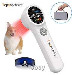 Traitement par Thérapie Laser à Faible Niveau 4x980nm 4x810nm Laser Portable pour la Douleur Un Cadeau